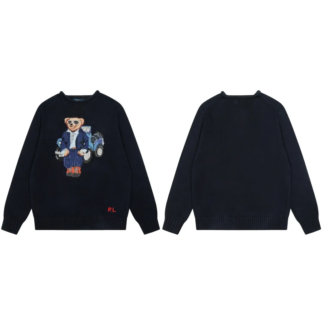P470 top quality" Style number: DS881# (not off the shelves all year round) [Ralph Lauren Heavy Industry Bear Classic Car Autumn and Winter Couple Knitted Round Neck Sweater] ✅Ralph Lauren Ralph Lauren Classic Basic Bear Heavy Craftsman Same Style Knitted Sweater for Men and Women Couples ✅Main supplier platform live broadcast Wholesale entity Replenish if out of stock Not off the shelf ✅ZP quality 1:1 version Scan the code to enter the GF website Counter quality ✅Detailed quality is the only one in Guangzhou Imported quality cotton yarn, focusing on high-end, cost-effective, good quality needless to say. ✅The version is restored to the original. The maximum size can be worn up to 190 pounds. Loose, comfortable and stress-free. ✅The upper body is simple and easy to match. A must-have for male gods. Good-looking clothes are never picky. A must-have for couples. Recommended for wardrobe. Size: S-XL Color: Navy